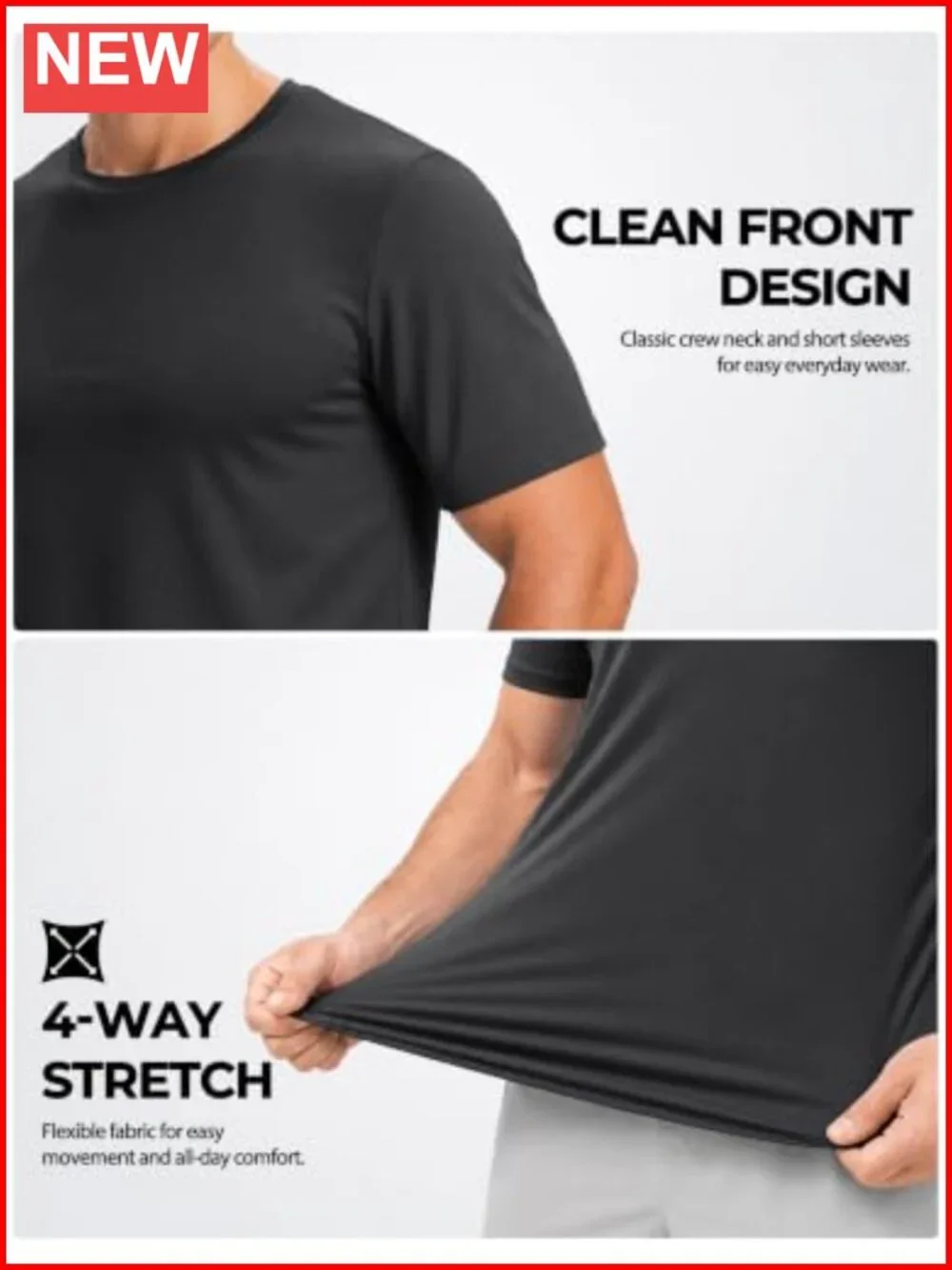 UPF 50+ Sun Protection Rash Guard Men Short Sleeve Quick Dry